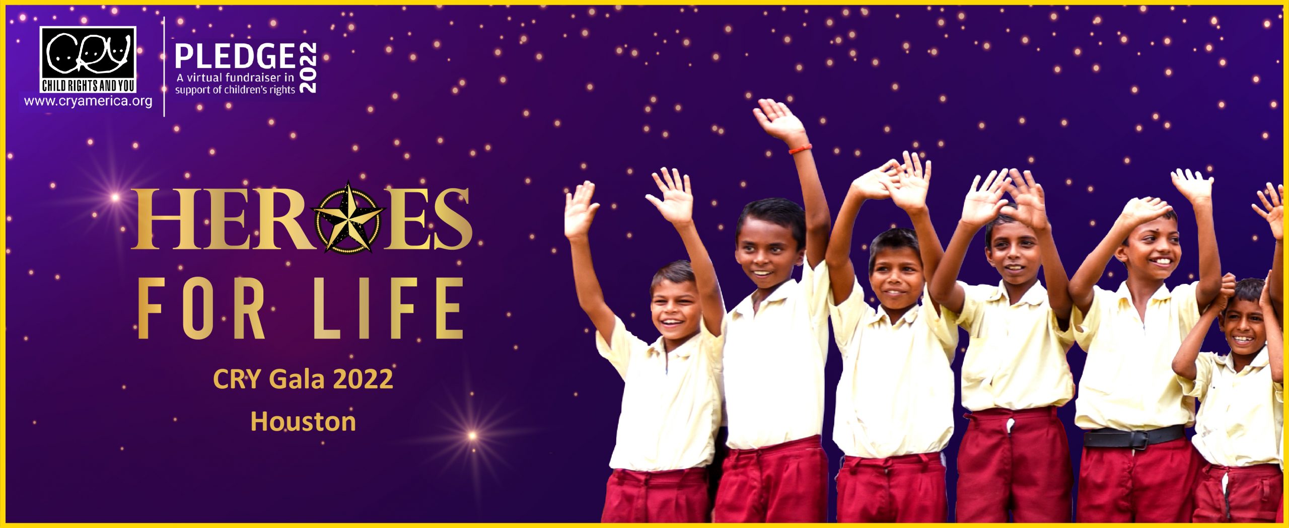 Attend The CRY Gala Dinner In Houston Heroes For Life