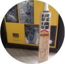 Autographed Cricket bat_1