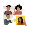 children provided with materials for educational support.