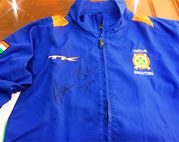 Autographed Jacket Autographed by Abhinav Bindra
