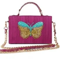 Tropical Bliss Purple Bag by Tarini Nirula