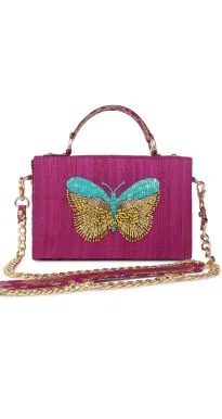 Tropical Bliss Purple Bag by Tarini Nirula