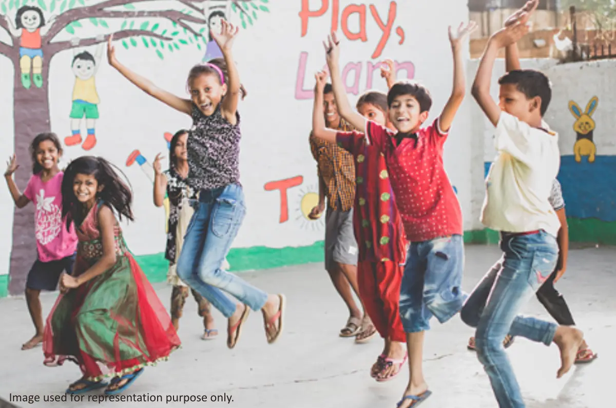Children participating in a fun educational activity at a child learning centre