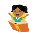 children provided with materials for educational support.