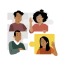 children in the age group of 6-18 years were monitored for enrollment in the schools