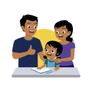 members of children and adolescent collectives attended monthly meetings